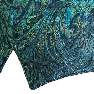 CUSTOM equestrian Shadbelly POINTS "PEACOCK" Teal NEW sizes S, M, L, XL